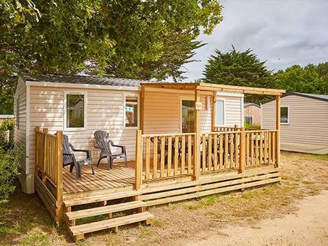 MOBILHOME 6 personnes - Classic | 3 Ch. | 6 Pers. | Terrasse surélevée | 1 SDB | Clim.