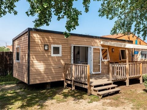 MOBILHOME 6 personnes - Premium | 3 Ch. | 6 Pers. | Terrasse Lounge | Clim. | TV