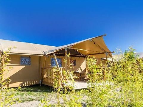 BUNGALOW 5 personnes - Tente Safari Lodge | 2 Ch. | 4/5 Pers. | Terrasse simple