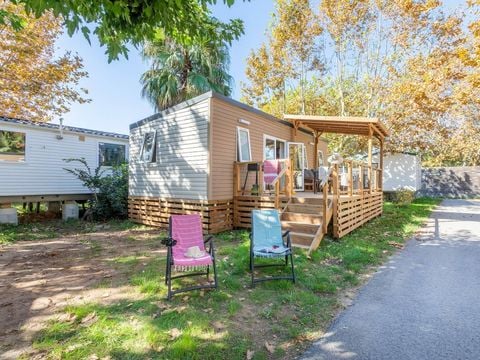 MOBILHOME 8 personnes - Mobil-home | Premium | 3 Ch. | 6/8 Pers. | Terrasse Lounge | 1 SDB | Clim. | TV