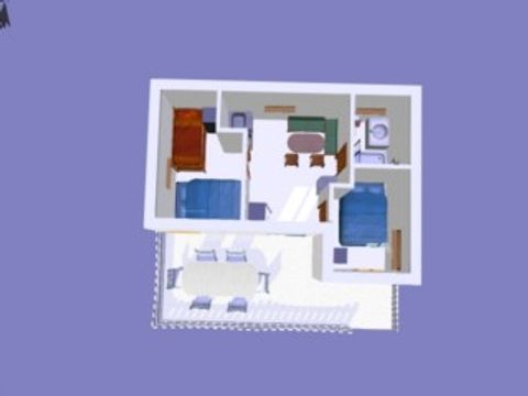 Bungalow 5 personnes - Bungalow Cottage 5 Places