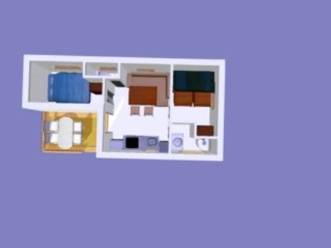 Chalet 4 personnes - Chalet Mobil Loggia 4 Places