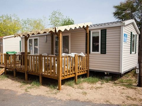 MOBILHOME 6 personnes - Mobil-home | Comfort | 2 Ch. | 4/6 Pers. | Terrasse surélevée | Clim.