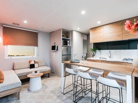 MOBILHOME 6 personnes - STAR*** avec climatiseur 3 Chambres 6 pers.