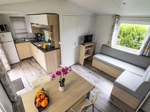 MOBILHOME 6 personnes - Mobil-Home Privilège Noya 4 Pièces 6 Personnes + TV