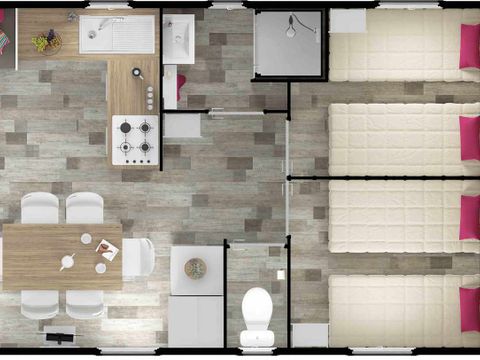 MOBILHOME 6 personnes - Santafé Vip Spa Premium