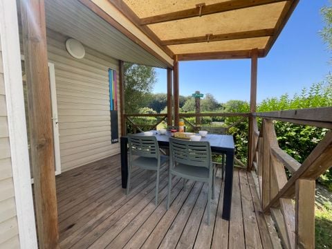 MOBILHOME 4 personnes - Eden 2 chambres terrasse intégrée
