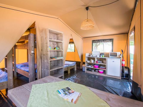 BUNGALOW TOILÉ 6 personnes - Tente Safari Bulot, sans sanitaires