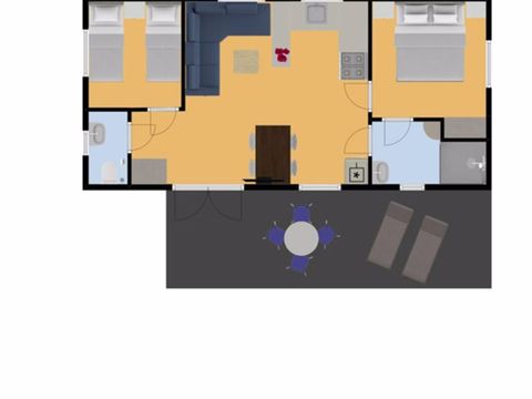 MOBILHOME 4 personnes - Étrille