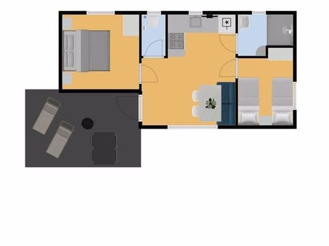 MOBILHOME 4 personnes - Palourde