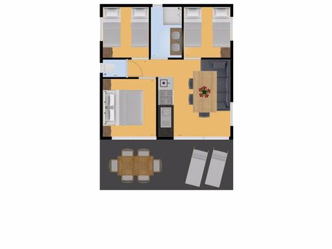 CHALET 6 personnes - Tourteau