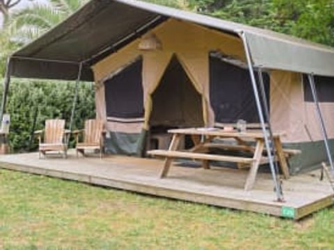 TENTE TOILE ET BOIS 6 personnes - Bulot