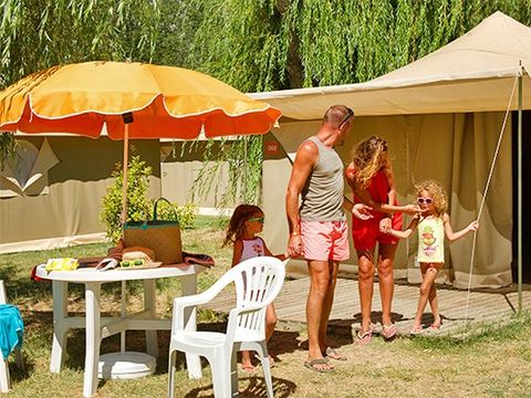 TENTE TOILE ET BOIS 5 personnes - Explorer | 2 Ch. | 4/5 Pers. | Sans SDB