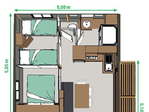 CHALET 4 personnes - Nouméa smart view