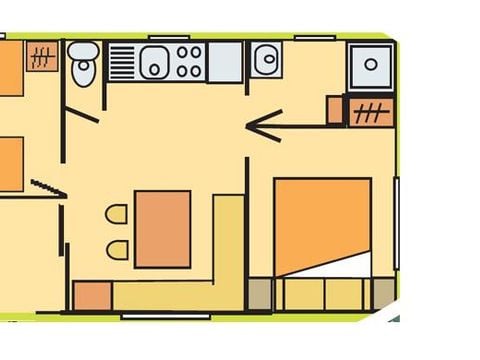 MOBILHOME 4 personnes - COSY MÉDITERRANÉE