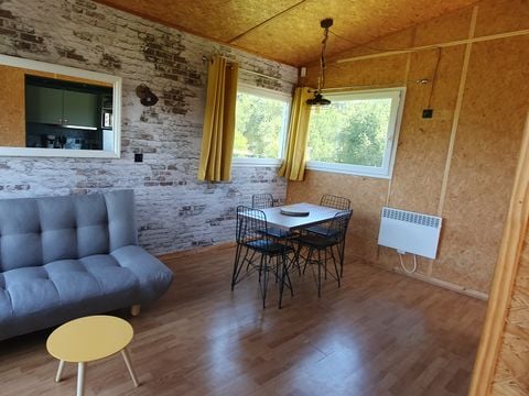 HÉBERGEMENT INSOLITE 4 personnes - Cottage sur pilotis Privilège 35m² -1 chambre + 1 alcôve - lave vaisselle - terrasse face aux étangs