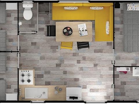 Mobilhome 6 personnes - Mobil-home BERMUDES 3 chambres 31m² 2015 - 2018