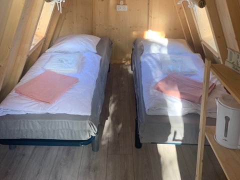 Insolite 2 personnes - Cabane tipi 12m², 2 chambres 2023 sans sanitaire privatif