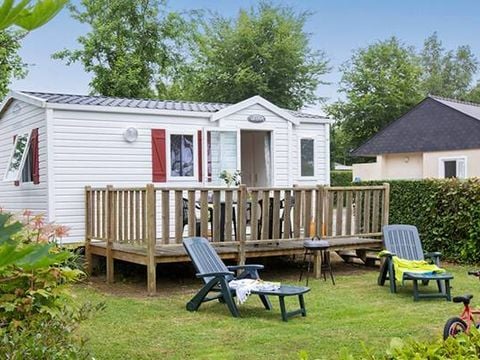 BUNGALOW 4 personnes - Mobil-home | Classic | 2 Ch. | 4 Pers. | Terrasse surélevée non couverte