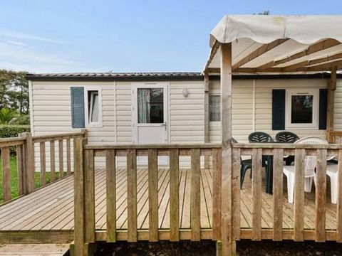 BUNGALOW 6 personnes - Mobil-home | Comfort | 3 Ch. | 6 Pers. | Terrasse surélevée | Clim.