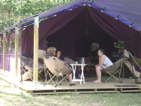 BUNGALOW TOILÉ 5 personnes - Freeflower Standard 37m² (2 chambres) + terrasse couverte 13m² 5 pers