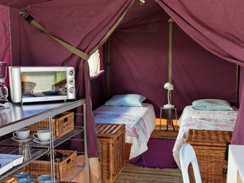 BUNGALOW TOILÉ 5 personnes - Freeflower Standard 37m² (2 chambres) + terrasse couverte 13m² 5 pers