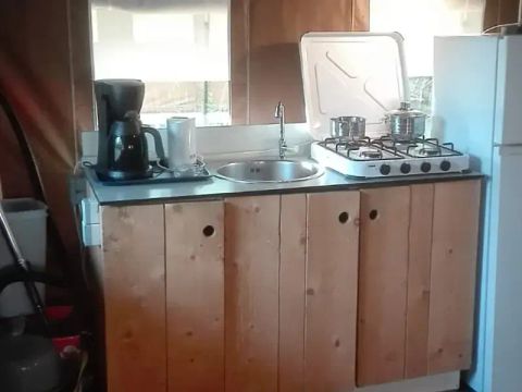 TENTE TOILE ET BOIS 6 personnes - Lodgetent type SL+