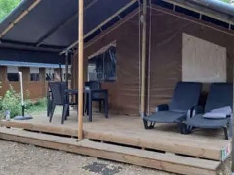 TENTE TOILE ET BOIS 6 personnes - Lodgetent type SL+