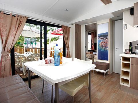 MOBILHOME 6 personnes - Comfort | 3 Ch. | 6 Pers. | Terrasse surélevée | Clim.