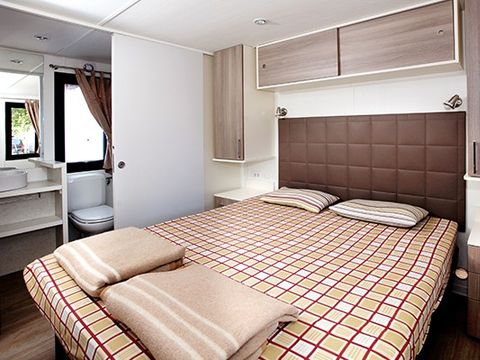MOBILHOME 6 personnes - Comfort | 3 Ch. | 6 Pers. | Terrasse surélevée | Clim. | TV