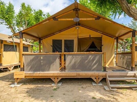 LODGE 5 personnes - Tente Super Lodge | 2 Ch. | 4/5 Pers. | Terrasse Simple | Sans SDB