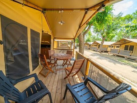 LODGE 5 personnes - Tente Super Lodge | 2 Ch. | 4/5 Pers. | Terrasse simple