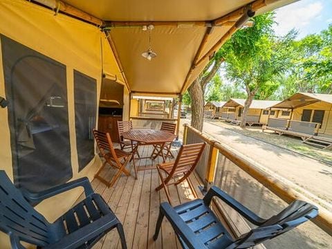 LODGE 5 personnes - Tente Super Lodge | 2 Ch. | 4/5 Pers. | Terrasse Simple | Sans SDB