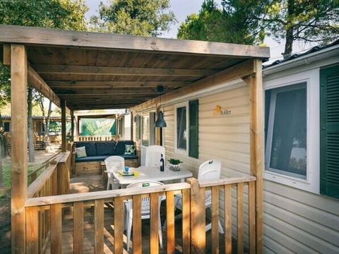 MOBILHOME 6 personnes - Mobil-home | Comfort | 3 Ch. | 6 Pers. | Terrasse Lounge | Clim. | TV