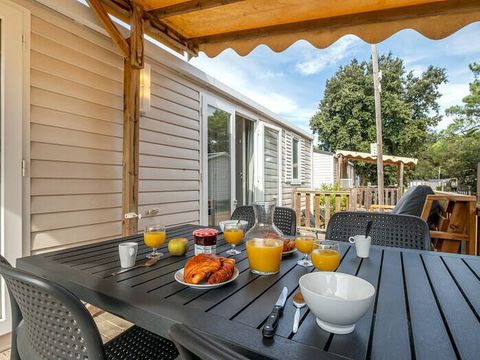 MOBILHOME 6 personnes - Mobil-home | Comfort | 3 Ch. | 6 Pers. | Terrasse Lounge | Clim. | TV