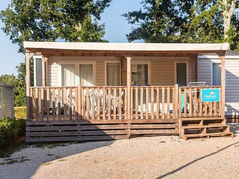 BUNGALOW 6 personnes - Mobil-home | Comfort | 3 Ch. | 6 Pers. | Terrasse Lounge | Clim. | TV