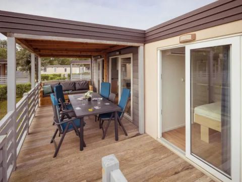 MOBILHOME 6 personnes - Confort 2 chambres 2 salles de bain Relax Zone Premium