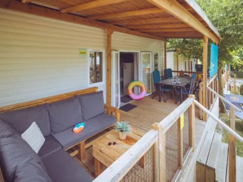 MOBILHOME 5 personnes - Premium 2 bedrooms 2bathrooms Lounge