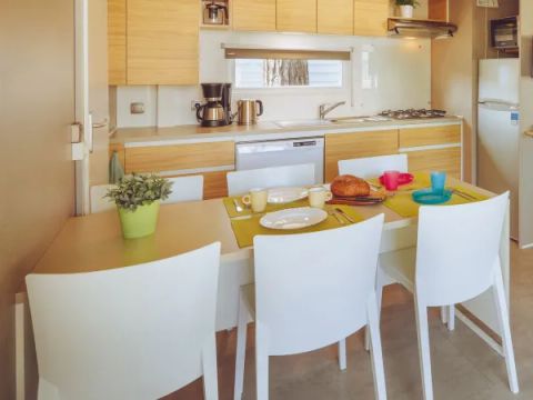 MOBILHOME 6 personnes - Salon Premium 3 chambres sans TV