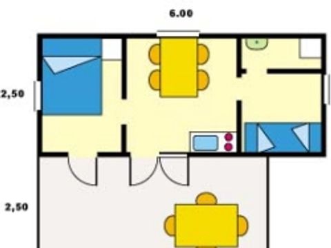 CHALET 4 personnes - sans sanitaires