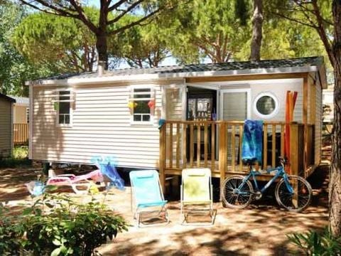 MOBILHOME 5 personnes - Mobil-home | Comfort | 2 Ch. | 5 Pers. | Terrasse Simple | 1 SDB | Clim.