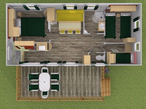 MOBILHOME 6 personnes - Comfort Plus 3 chambres