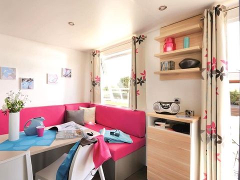 MOBILHOME 3 personnes - Mobil-home STANDARD 18m² (1 chambre) + terrasse semi-couverte