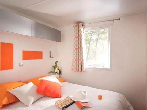 MOBILHOME 3 personnes - Mobil-home STANDARD 18m² (1 chambre) + terrasse semi-couverte