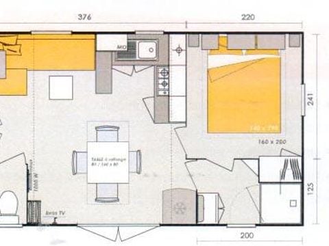MOBILHOME 6 personnes - HOMEFLOWER PREMIUM
