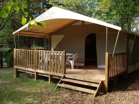 TENTE TOILE ET BOIS 5 personnes - LODGE