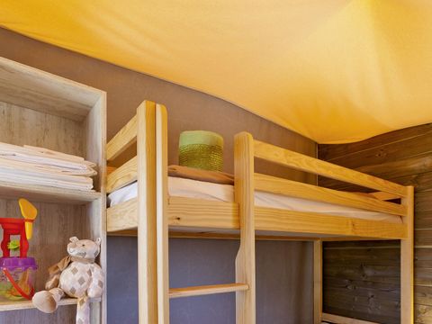 TENTE TOILE ET BOIS 5 personnes - LODGE