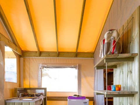 TENTE TOILE ET BOIS 5 personnes - LODGE