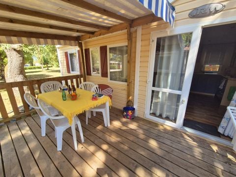 MOBILHOME 6 personnes - FAMILLE avec Terrasse couverte