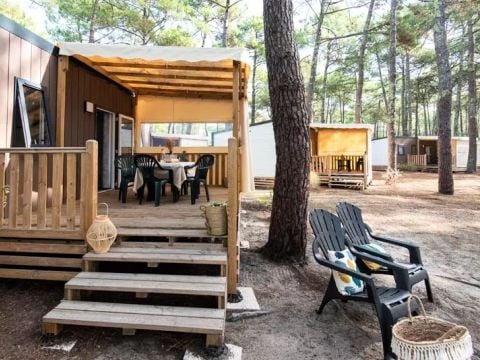 MOBILHOME 6 personnes - Cottage 4 Pièces 6 Personnes Climatisé + TV